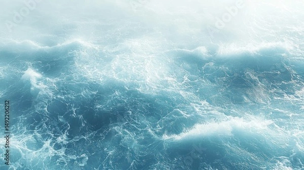 Obraz Turbulent ocean surface
