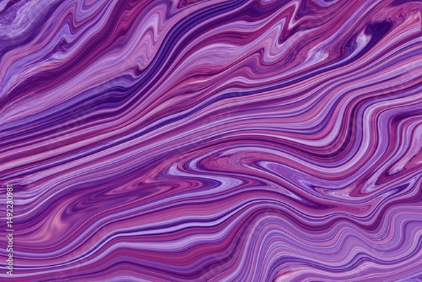 Fototapeta Marble ink colorful. Purple marble pattern texture abstract background. can be used for background or wallpaper