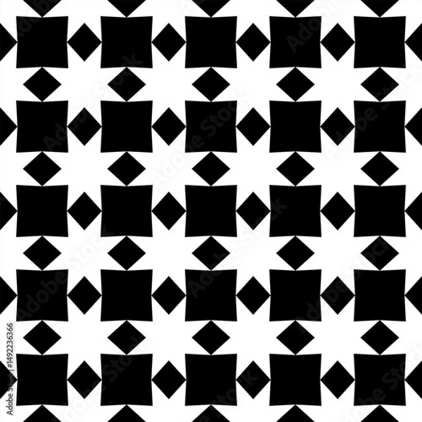 Fototapeta Octagonal stars seamless pattern