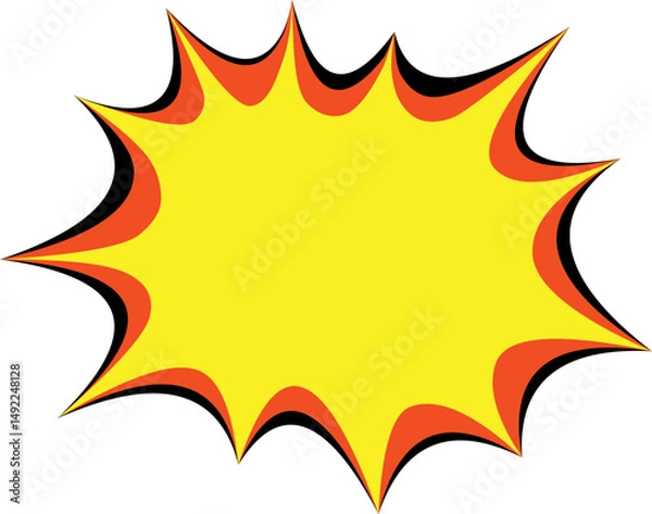 Obraz Splash isolated on white background	