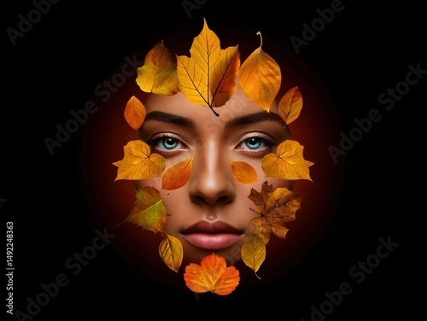 Fototapeta Abstract AI-generated colorful pattern design illustration