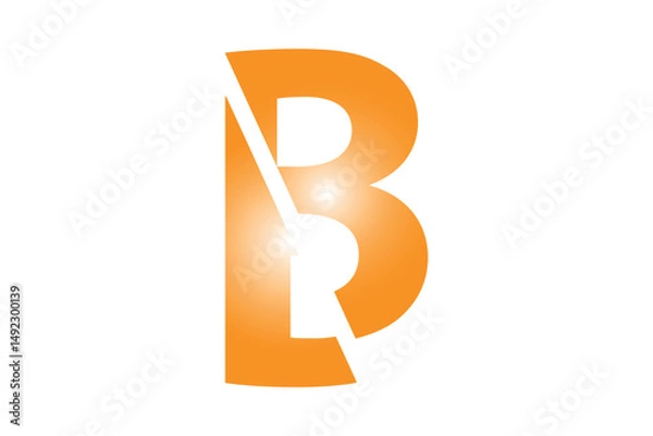 Fototapeta The Power of B …… Great for branding or logo usage. B Dynamic …….  A modern, energetic feel.