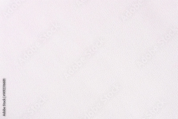 Fototapeta Soft white textile fabric with subtle diagonal weave and clean minimalist texture
