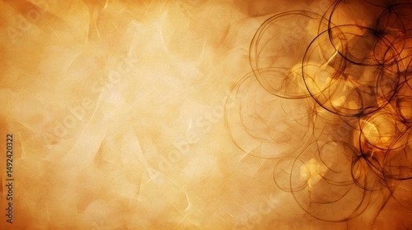 Obraz Abstract warm background with soft textures and circular patterns for creative projects