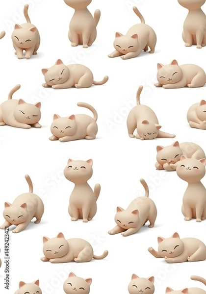 Fototapeta Whiskered Reverie