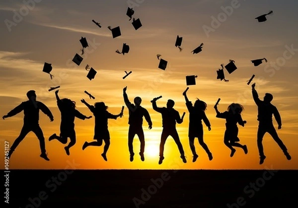 Obraz 夕焼けの卒業