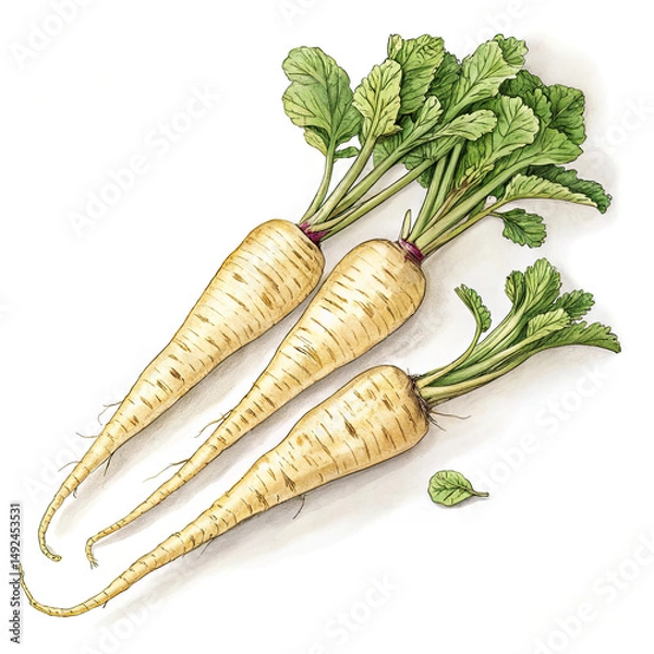 Obraz fresh vegetables on a white background