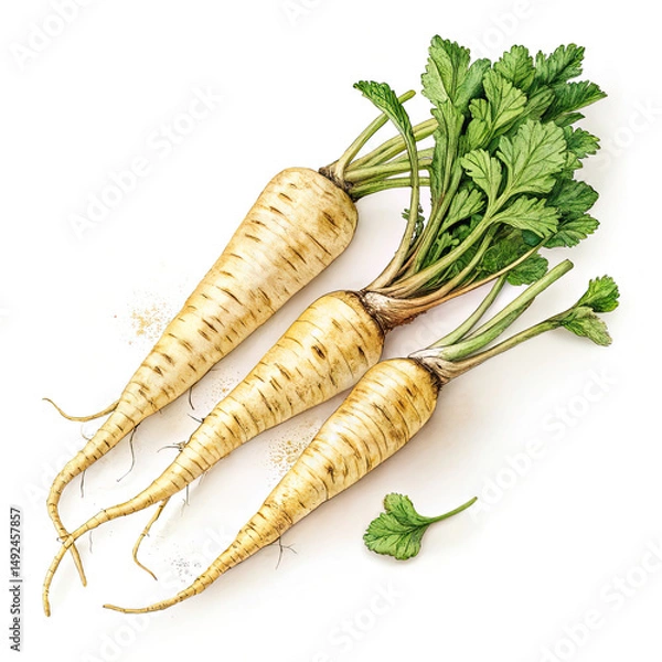 Obraz fresh vegetables on a white background