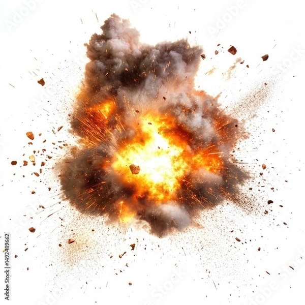 Fototapeta Explosive detonation