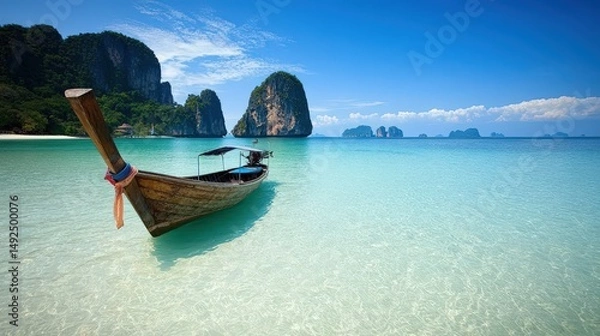 Obraz Water sports in Thailand offer the perfect mix of excitement and relaxation