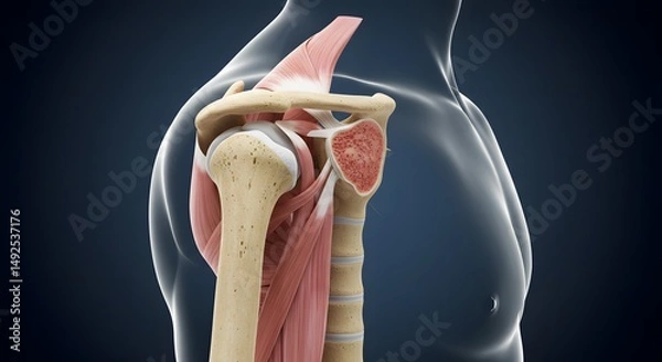 Fototapeta Shoulder Joint X-Ray for Medical Diagnosis