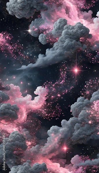 Obraz abstract fractal background