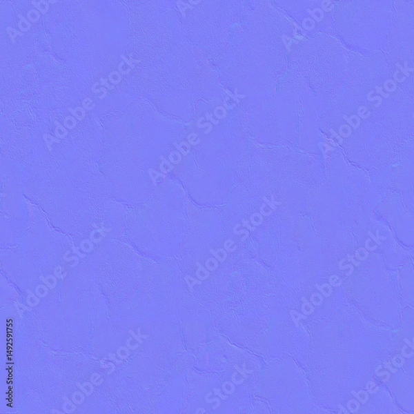 Obraz Seamless textured plaster wall material normal map