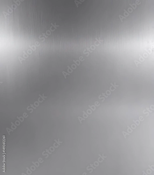 Obraz Sleek silver gradient, metallic texture background , image, brochure