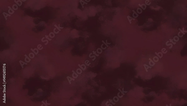 Obraz Abstract Maroon Cloud Texture Background – Deep Red Mottled Surface with Elegant Gradient Pattern