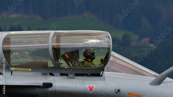 Obraz Pilot in fighter aircraft