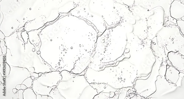 Obraz "Misty Monochrome Watercolor: Soft Black & White Gradient Art for Serene Ambiance"