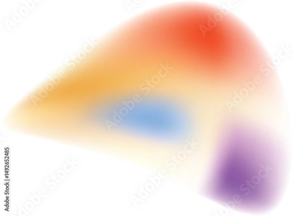 Fototapeta Abstract colorful blurred gradient background design