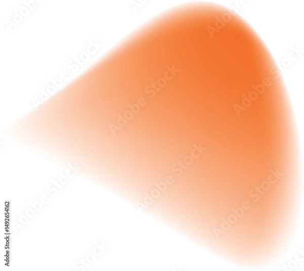 Fototapeta Abstract orange gradient background design element