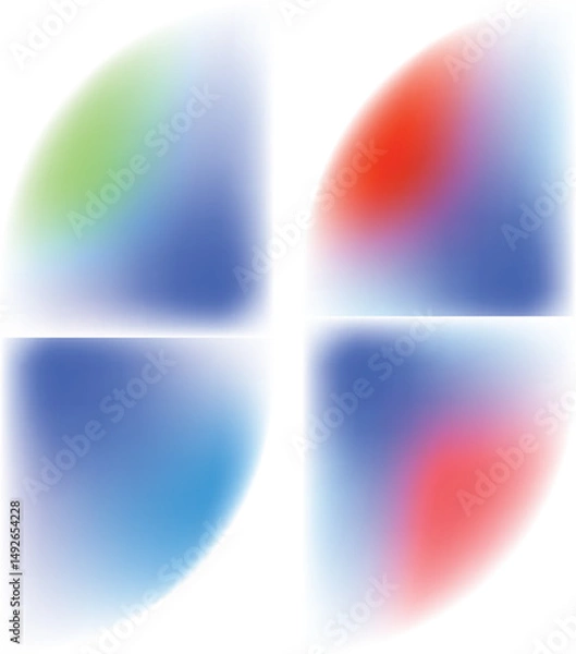 Fototapeta Abstract colorful gradient background design