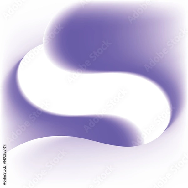 Fototapeta Abstract purple and white swirling design background