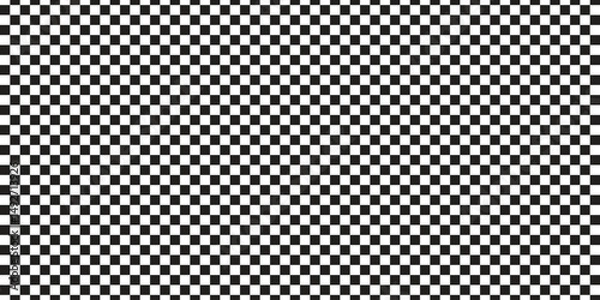 Obraz Black and white checkerboard seamless pattern