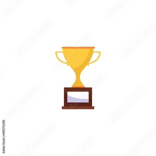 Obraz gold trophy cup