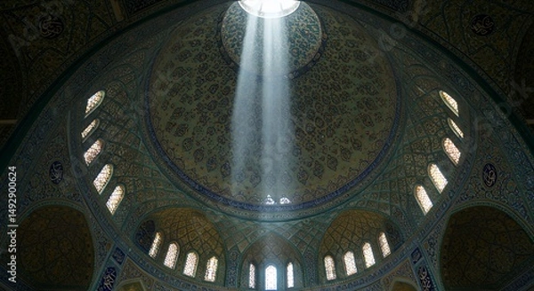Obraz Mosque Dome Light Beam