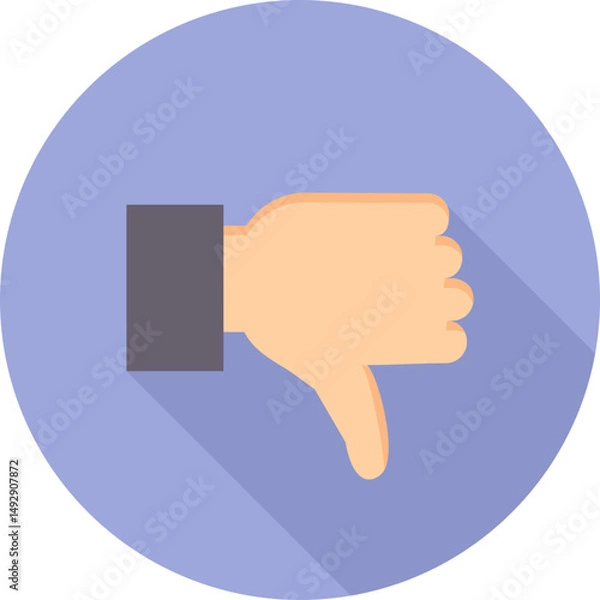 Obraz hand with thumb down