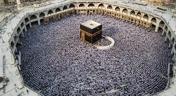Obraz Kaaba Mecca Crowd Pilgrims