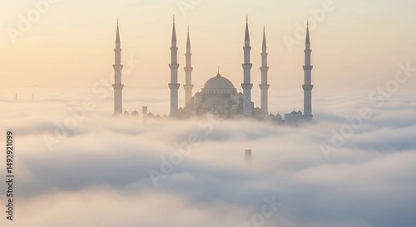 Fototapeta Mosque in the Clouds