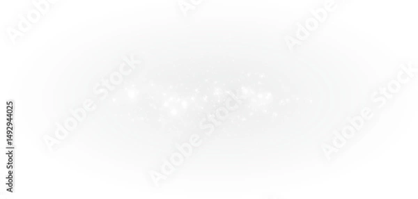 Fototapeta Transparent Light Effect PNG – White Lens Flare with Sunlight Glow, Glitter Dust, Bokeh, Radiant Golden Shimmer, Magic Rays, Abstract Flash Burst Overlay for Design
