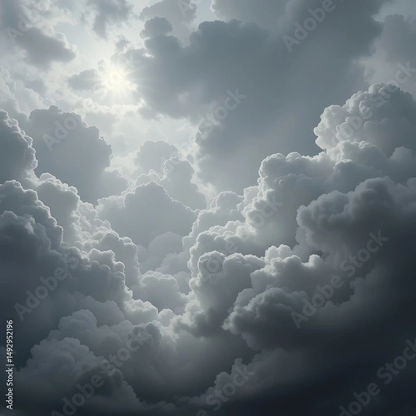 Fototapeta clouds in the sky
