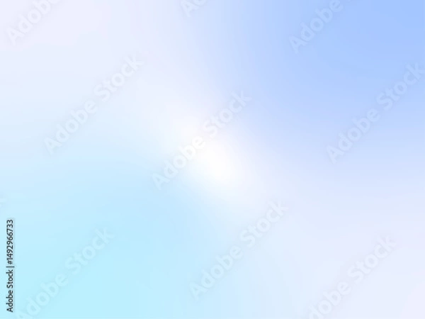 Obraz 青と水色のグラデーション背景（空の壁紙）