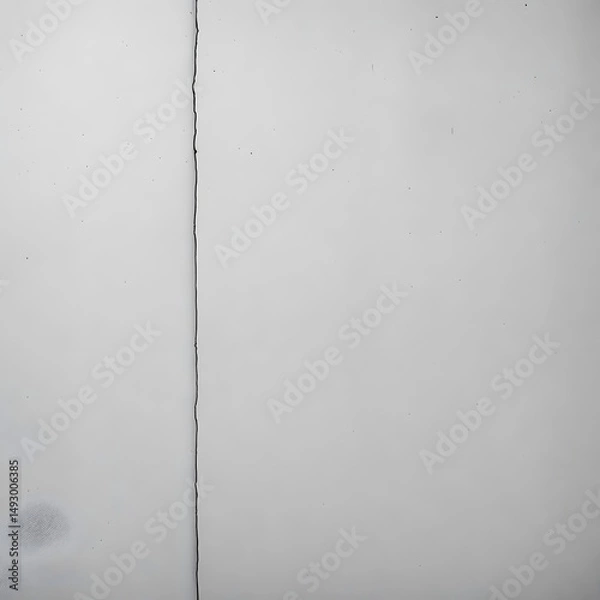 Fototapeta White Concrete Wall: Minimalist Texture with Subtle Cracks