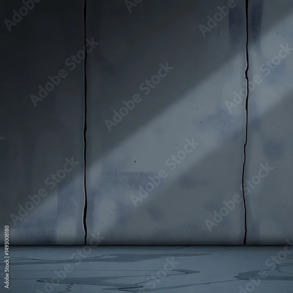 Fototapeta White Concrete Wall: Minimalist Texture with Subtle Cracks
