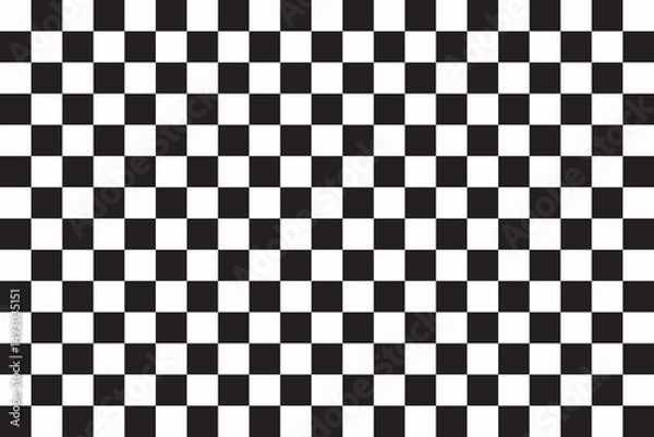 Fototapeta black and white seamless pattern, Seamless chess pattern