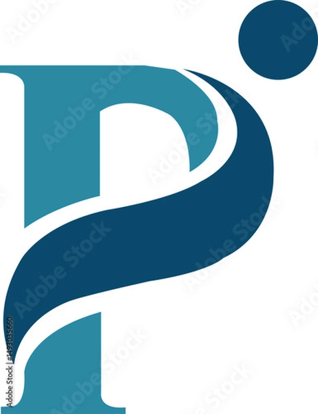 Obraz P Logo Design Top 1