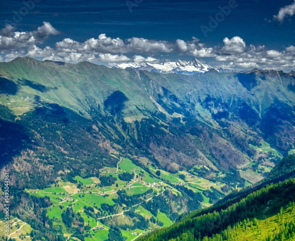 Fototapeta View on Hohen Tauern with Großglockner