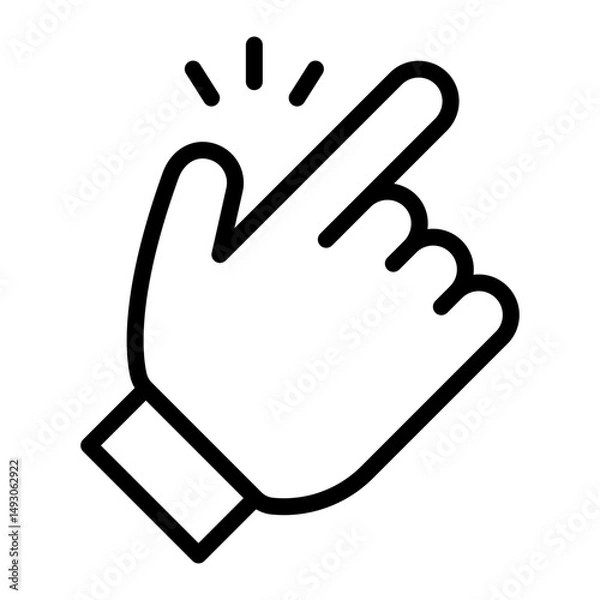 Fototapeta Easy Vector Line Icon Design