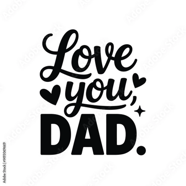 Obraz Love you dad