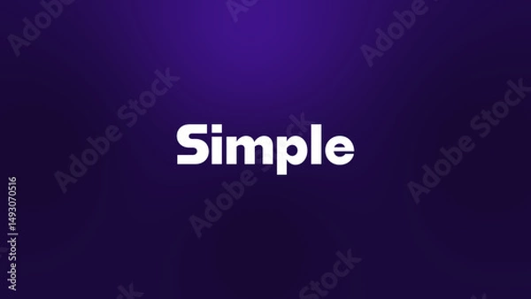Obraz Simple Title