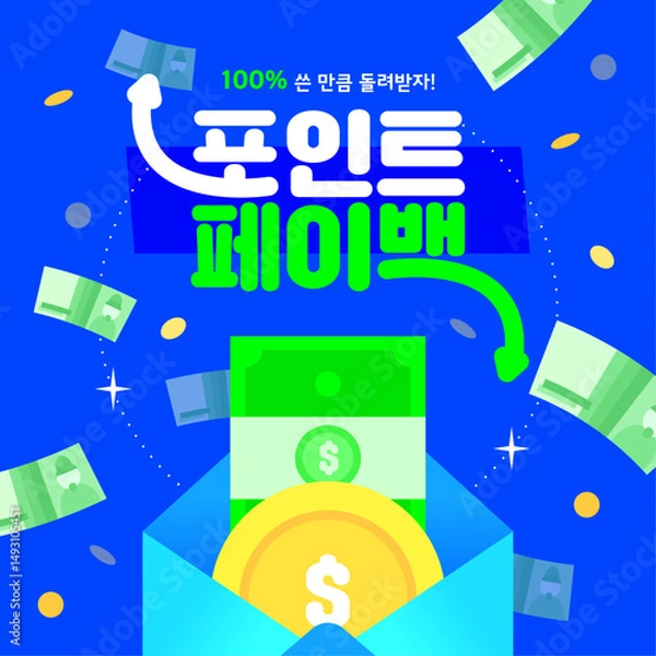 Obraz Easy-to-use shopping typo templates