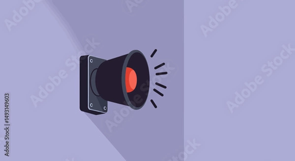 Obraz Pixel Art Megaphone Graphic Design