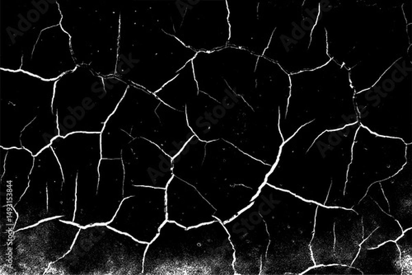 Obraz Vektor Hintergrund Risse und Strukturen - Grunge Muster - Design Element