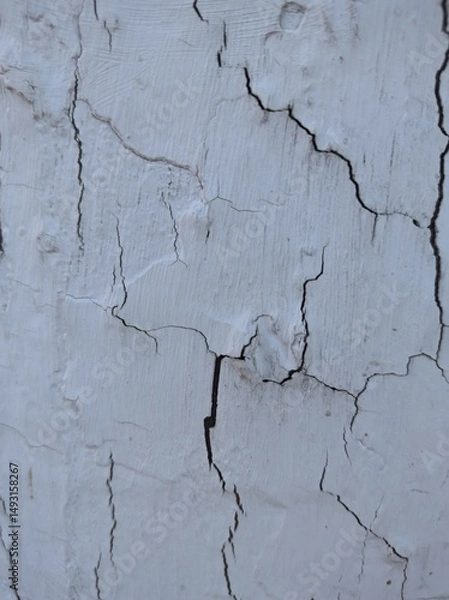 Obraz cracked  anda Broken concrete wall background 