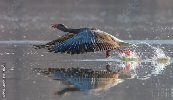 Fototapeta Start gęsi