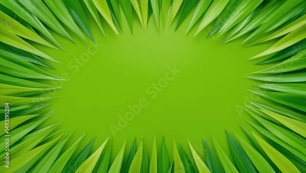 Fototapeta green grass frame