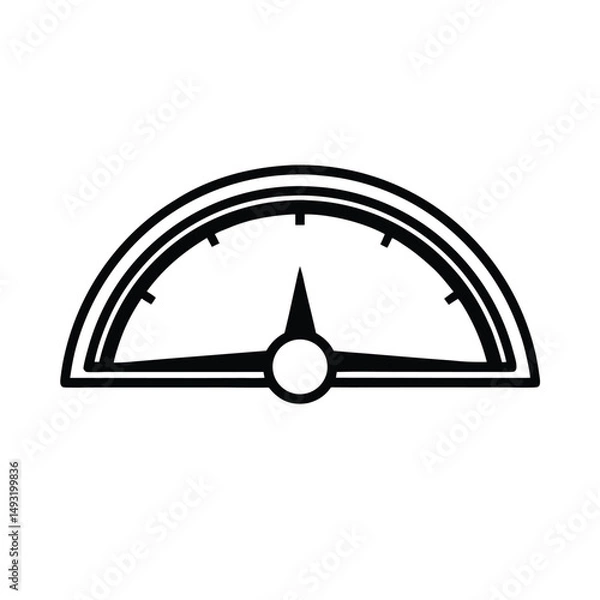 Obraz vector illustration of a clock