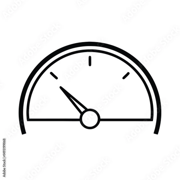 Obraz clock isolated on white